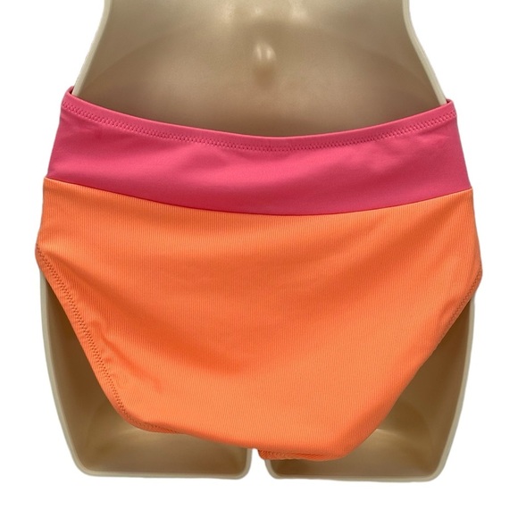 Sanctuary Repreve Smart Creation Bikini Swim Bottoms - Orange Pink - size Small - Picture 2 of 7